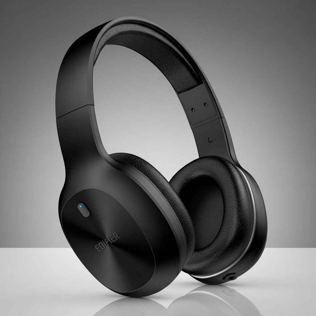 Fone de Ouvido Bluetooth Edifier W600BT - cena hero gerada por IA a partir da foto oficial