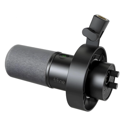 Microfone Dinâmico Fifine K688 USB/XLR em foto de divulgacao