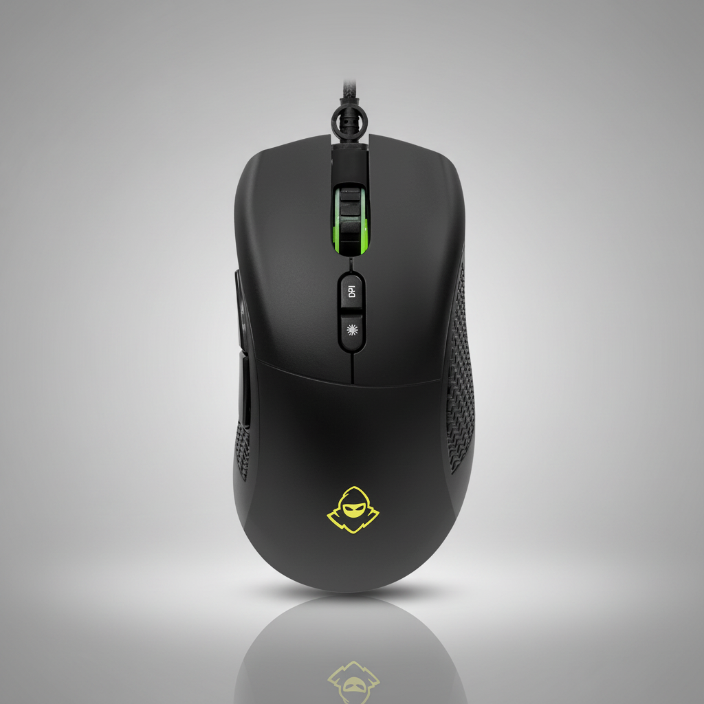 Mouse Gamer Mancer Lead 2 RGB - cena hero gerada por IA a partir da foto oficial