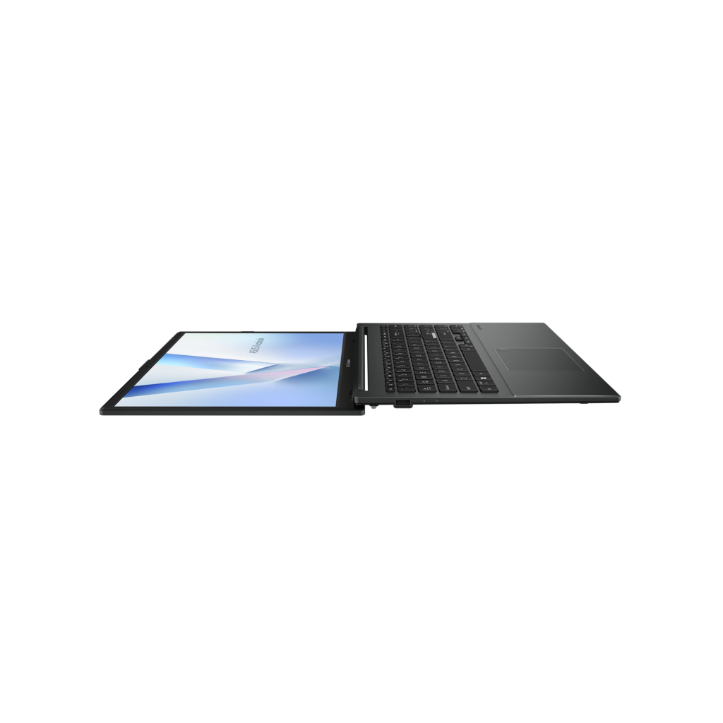 Notebook Asus Vivobook Go 15 AMD Ryzen 5 7520U em foto oficial do fabricante, angulo 2