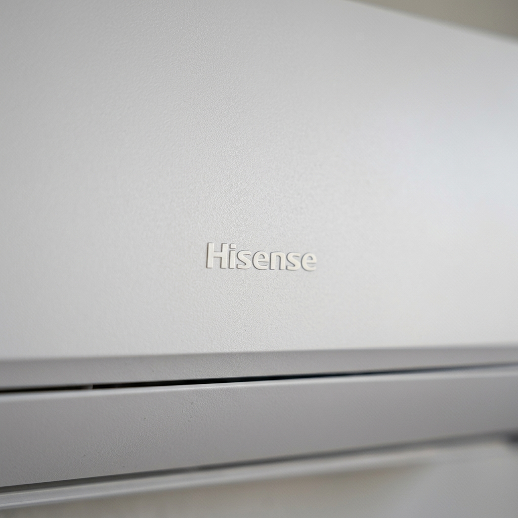 Ar Condicionado Inverter Hisense Eco Plus Frio - cena detalhe gerada por IA a partir da foto oficial