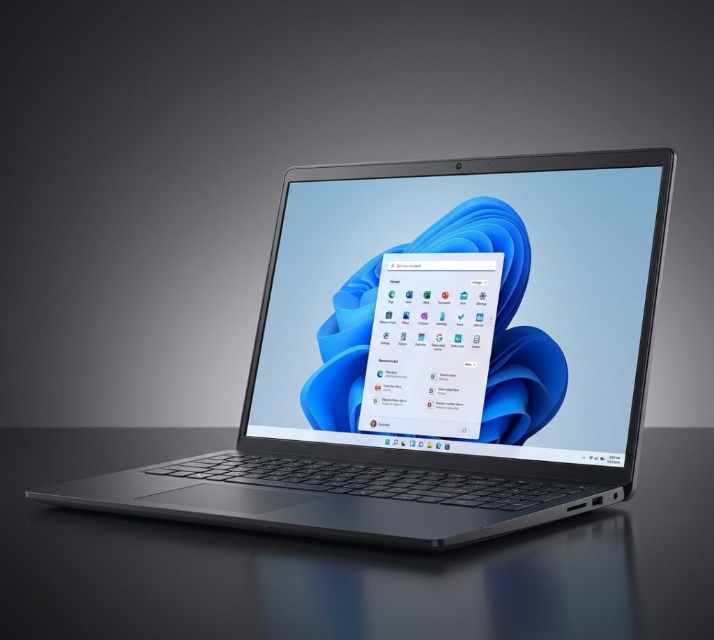 Notebook Dell Inspiron 15 I15-I1300-A30P Intel Core i5 8GB RAM 512GB SSD 15.6" Full HD Windows 11 - cena hero gerada por IA a partir da foto oficial
